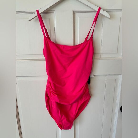 NWT La Blanca Mio Pink One Piece Swimsuit - Picture 2 of 5